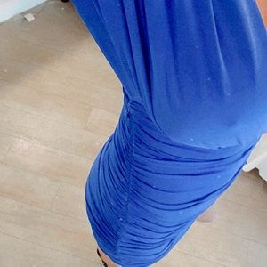 Blue purple BCBG MAX AZRIA MINI DRESS